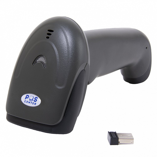 Беспроводной ручной сканер 2D, Poscenter 2D (BT, USB, чёрный)